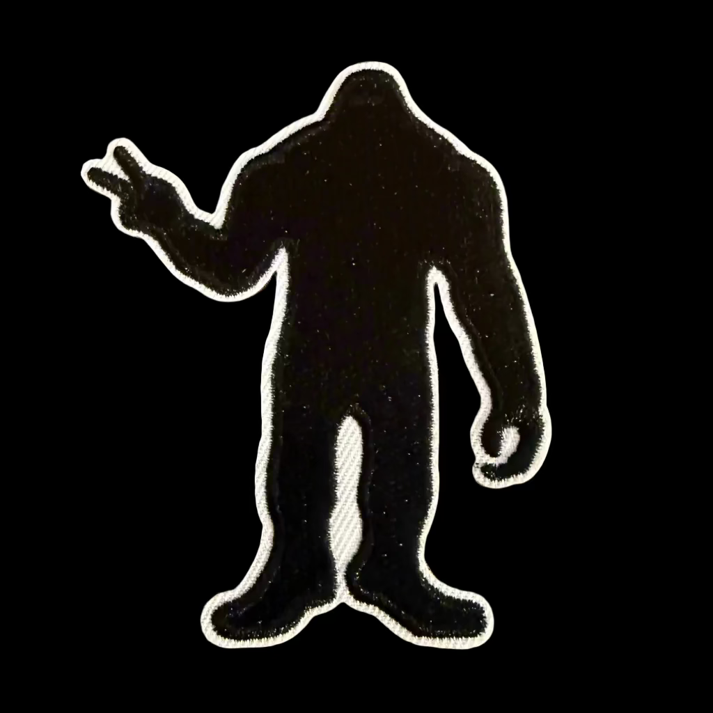 Peace Bigfoot Embroidered Patch | Patch | Cryptids, Funny | Retro & Vintage
