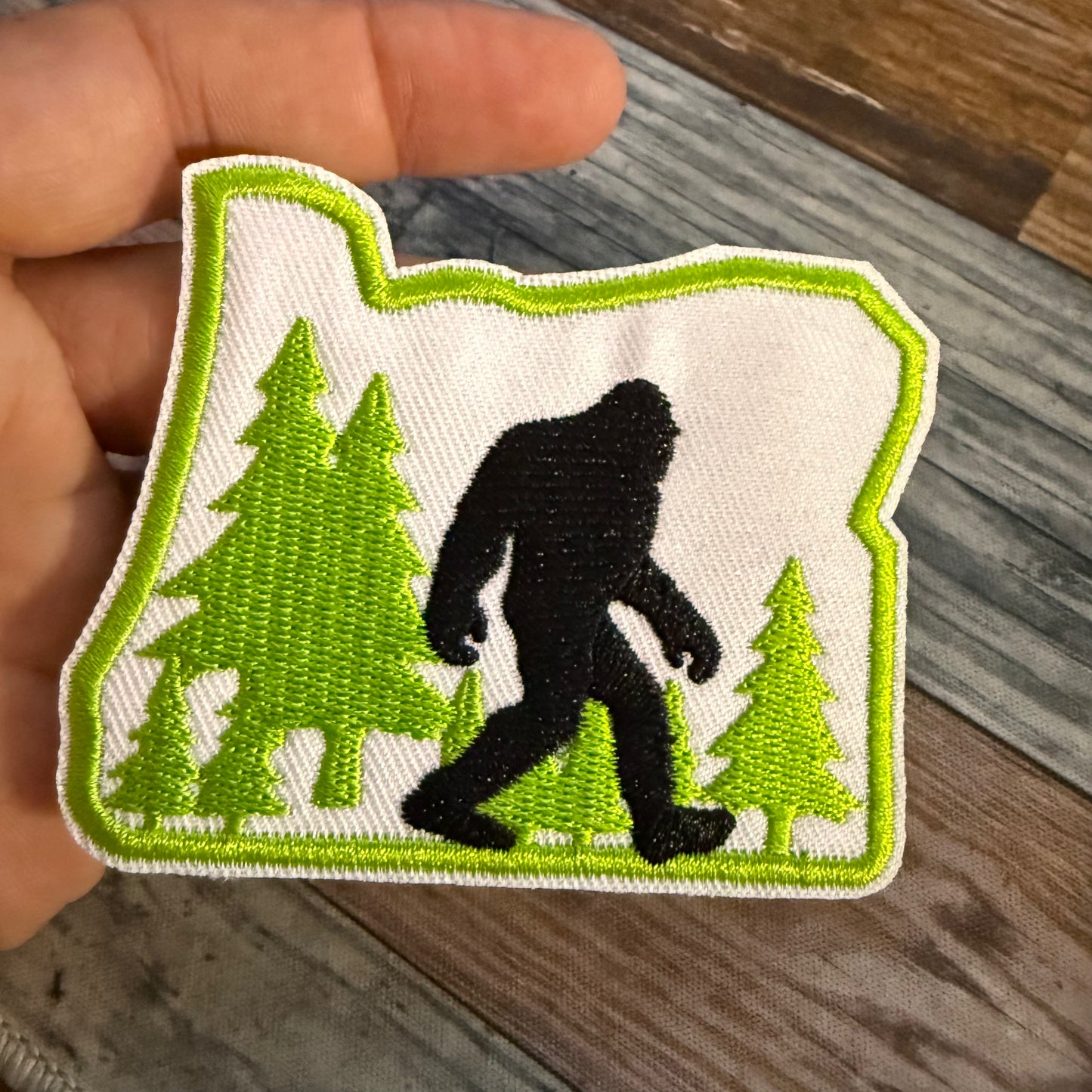Oregon Bigfoot Embroidered Patch | Patch | Cryptids | Retro & Vintage