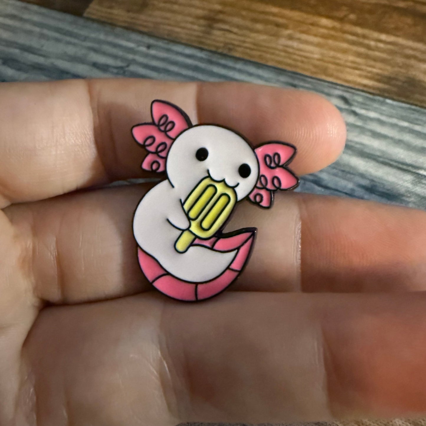 - Axolotl Enamel Pin Set | Pinback Button | Animals from Crypto Zoo Tees
