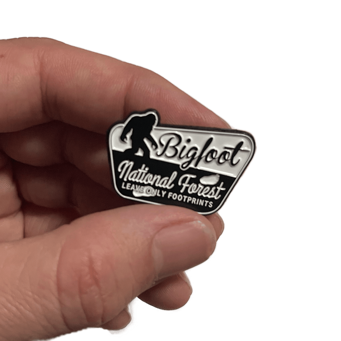 - Bigfoot National Forest Enamel Pinback Button | Pinback Button | Bigfoot, Cryptids from Crypto Zoo Tees