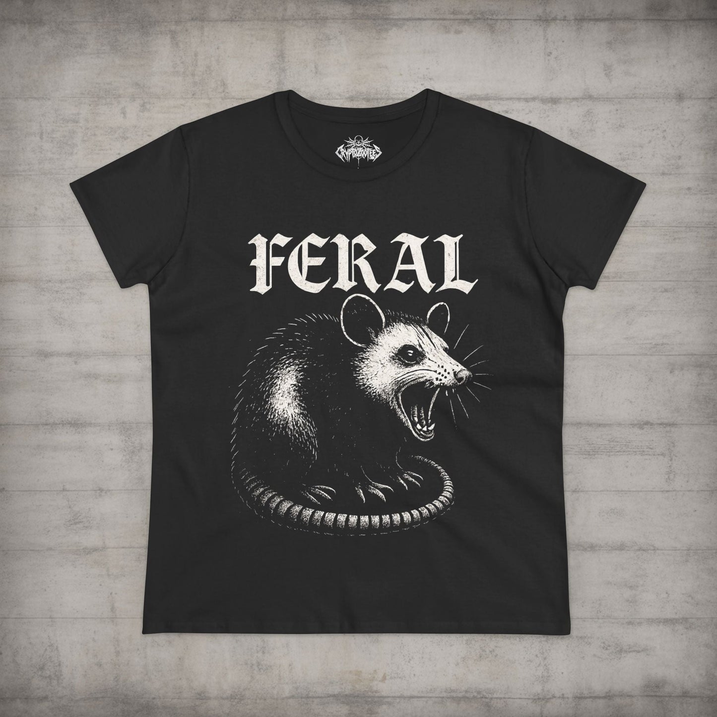 - FERAL Opossum Shirt | Animals, Funny | Kids Tee from Crypto Zoo Tees