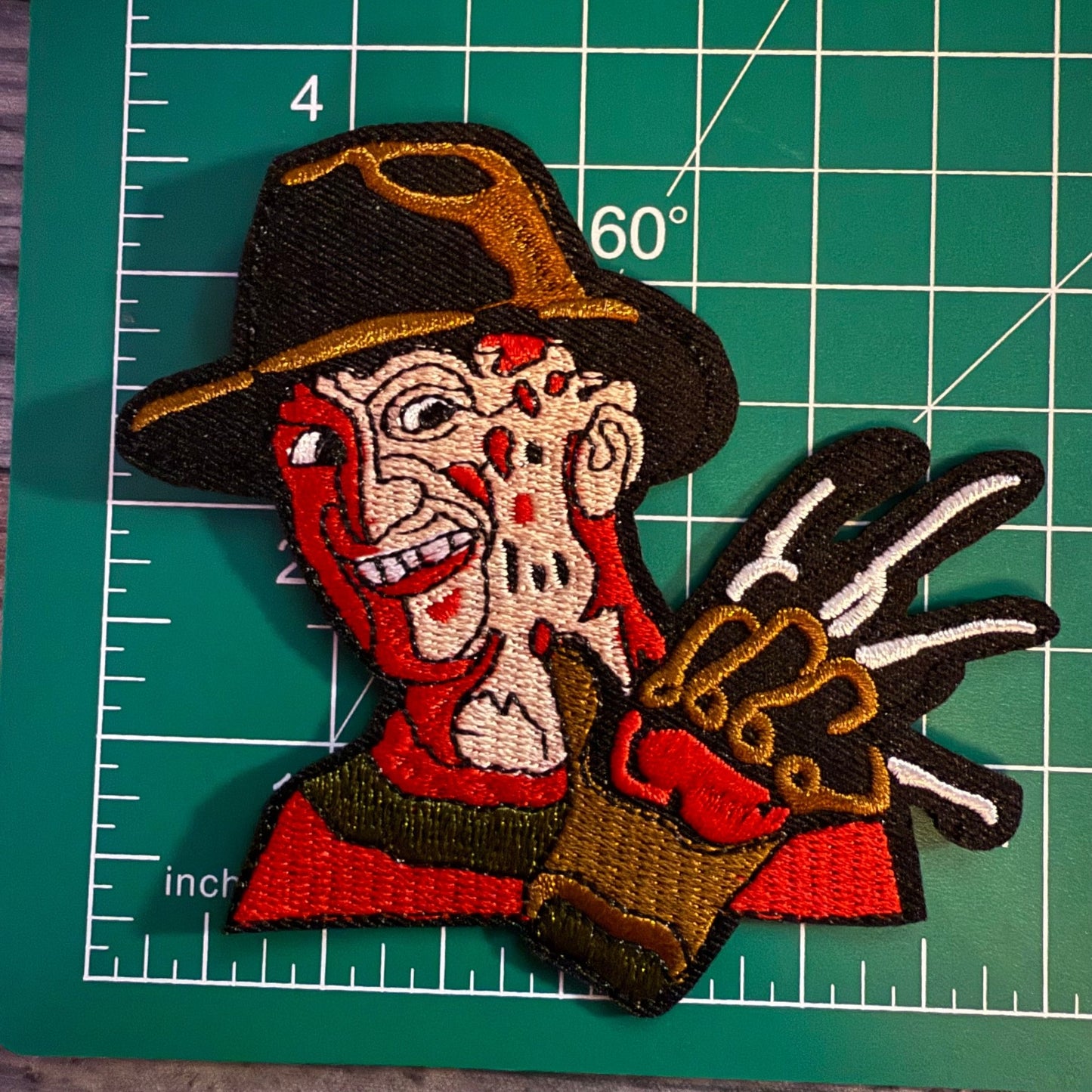 - Freddy Krueger Patch | Embroidered Patch | Horror | Punk from Crypto Zoo Tees