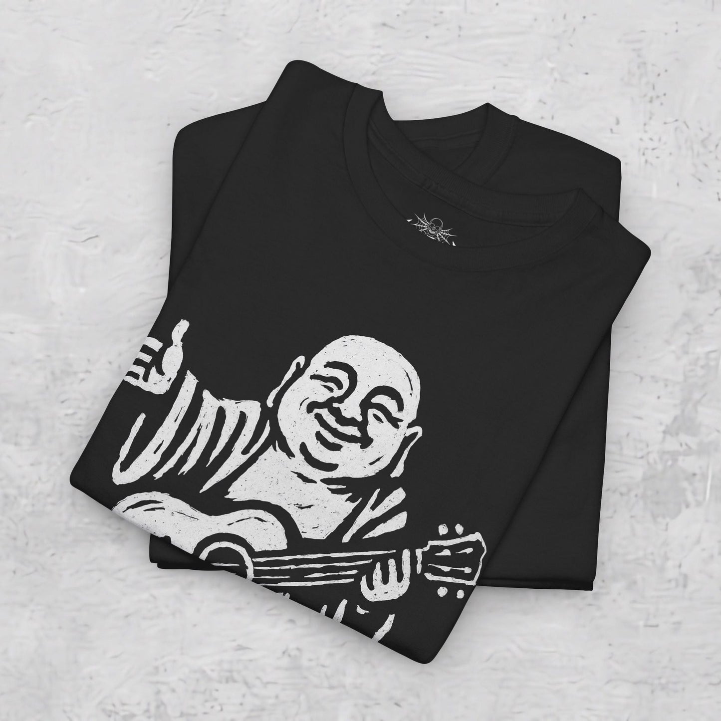 T-Shirt - Guitar Buddha Shirt | Unisex T-shirt | Music, Spiritual | Punk from Crypto Zoo Tees