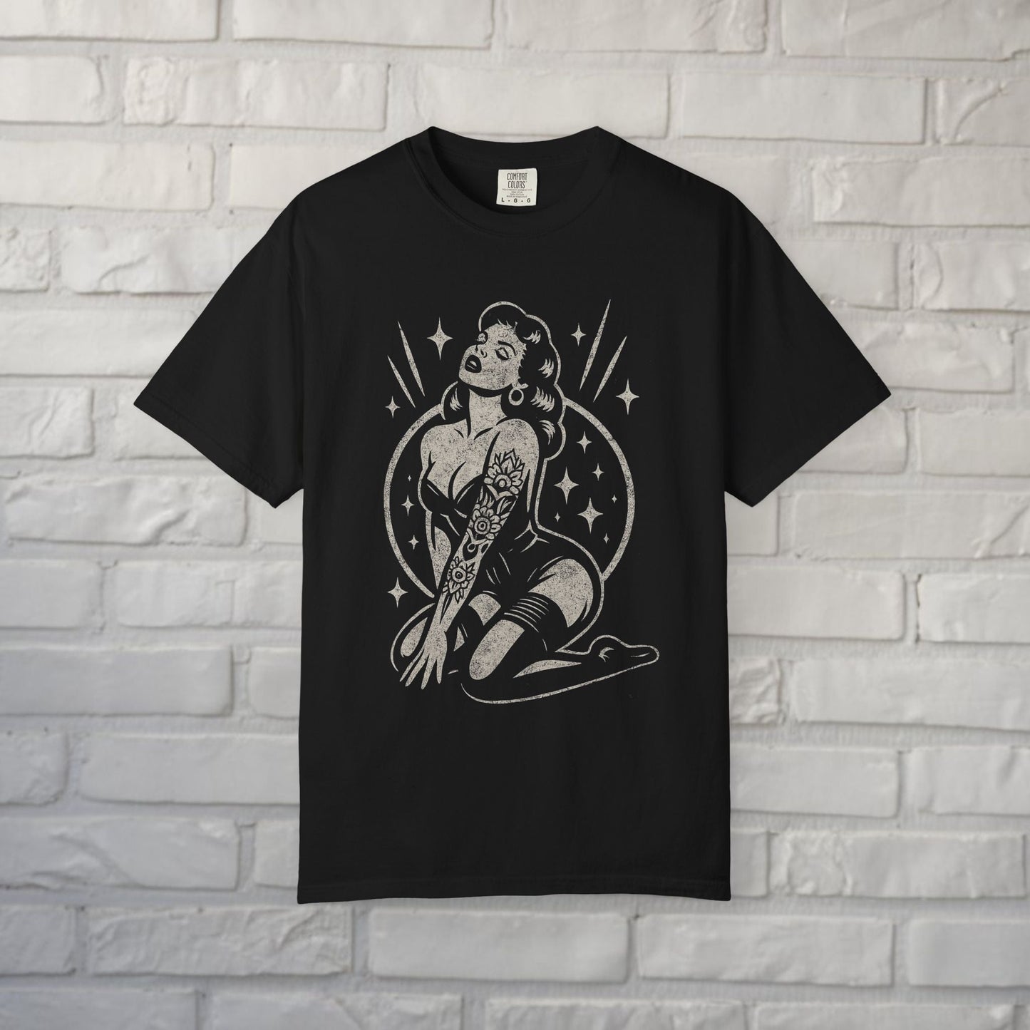 T-Shirt - Tattooed Pinup Apparel | Racerback Tank, Sweatshirt, Hoodie, Tee | Tattoo, Retro & Vintage | Rockabilly from Crypto Zoo Tees