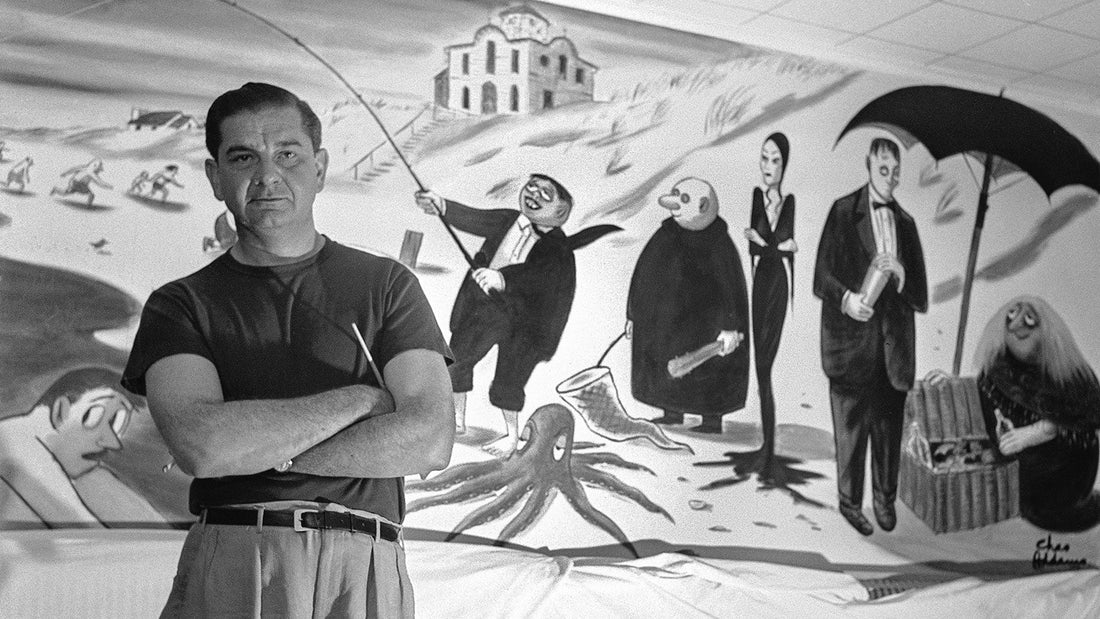 Charles Addams: The Mastermind Behind America's Most Beloved Spooky Family - Crypto Zoo Tees