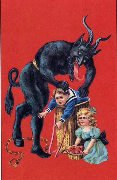 Krampus: Santa's Terrifying Alpine Counterpart (Who Definitely Won't Make Your Christmas Card List) - Crypto Zoo Tees