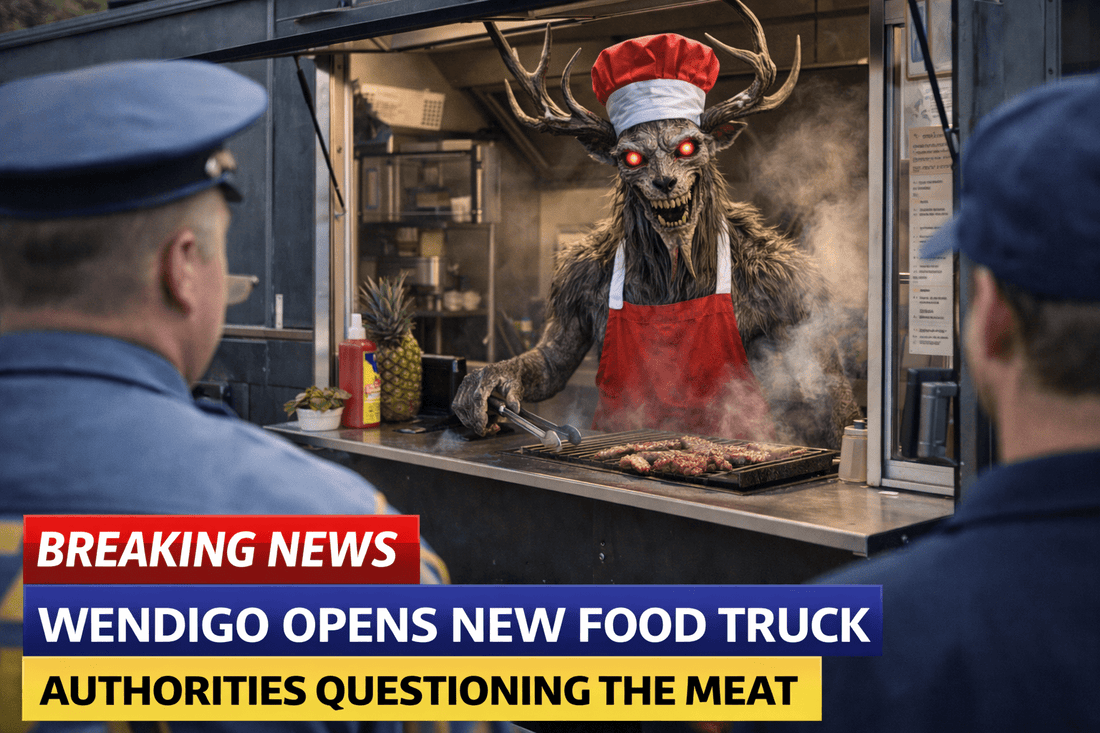 WENDIGO OPENS FOOD TRUCK — AUTHORITIES QUESTIONING THE MEAT - Crypto Zoo Tees
