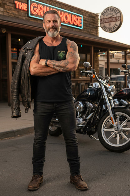 Mike Mui Swamp Crew Tank - Putt Pirates Disc Golf Tank — Putt Pirates Caw Caw! League Tank Top