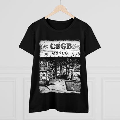 CBGB Vintage Punk Streetview Ladies Tee | Women's T-Shirt | Cotton Tee