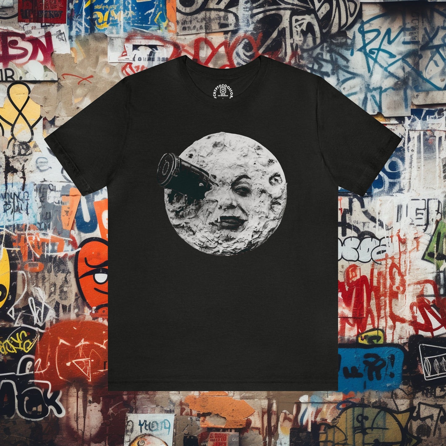 T-Shirt - Man in the Moon Movie Shirt - Soft-cotton T-shirt - Vintage Tee from Crypto Zoo Tees