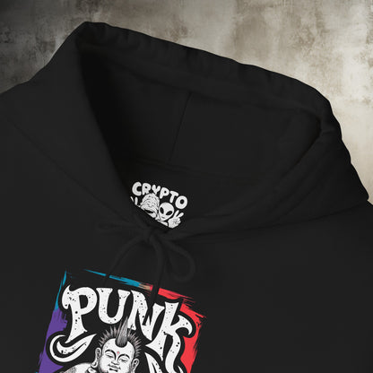 Punk Monk | Punk Rock Buddha | Hoodie | Hooded Sweatshirt