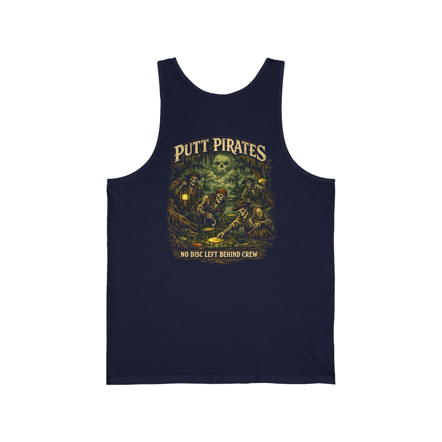 Mike Mui Swamp Crew Tank - Putt Pirates Disc Golf Tank — Putt Pirates Caw Caw! League Tank Top