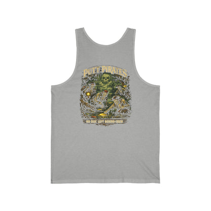 Mike Mui Swamp Crew Tank - Putt Pirates Disc Golf Tank — Putt Pirates Caw Caw! League Tank Top