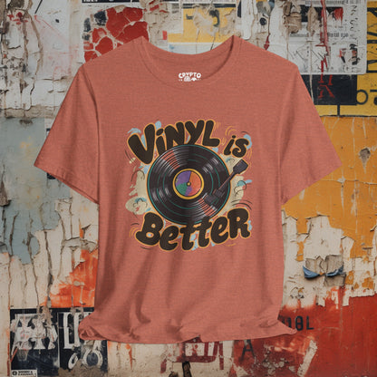 Vintage Vinyl is Better Tee | Bella + Canvas Unisex T-shirt