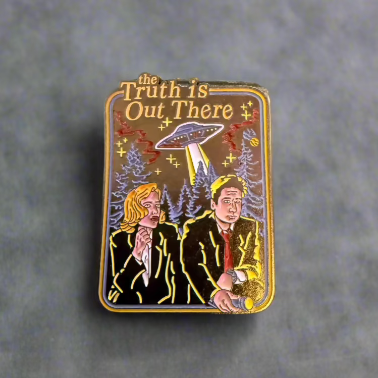 X-Files The Truth Is Out There Pinback Button | Pinback Button | Alien & UFO, TV & Movies | Goth/Gothic