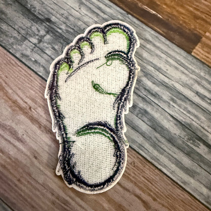 Bigfoot Footprint Embroidered Patch | Patch | Cryptids | Retro & Vintage