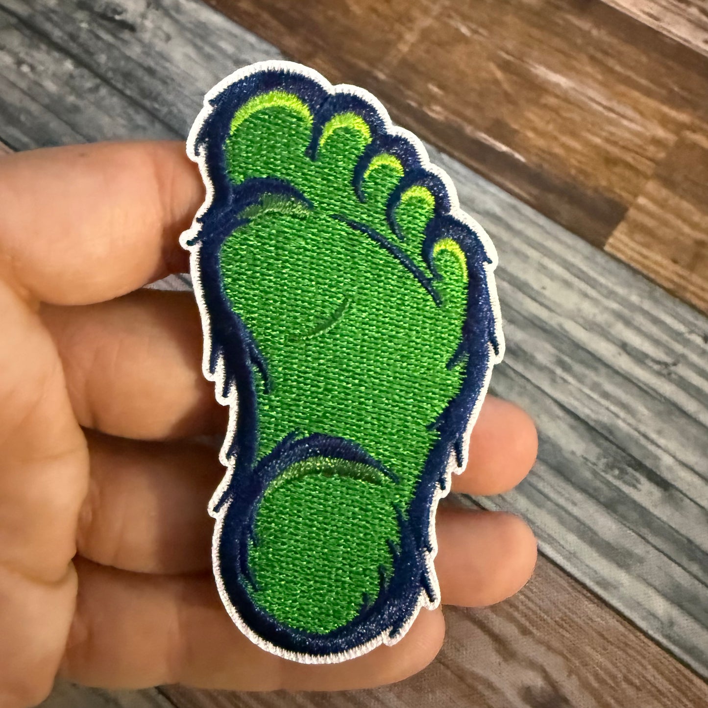 Bigfoot Footprint Embroidered Patch | Patch | Cryptids | Retro & Vintage