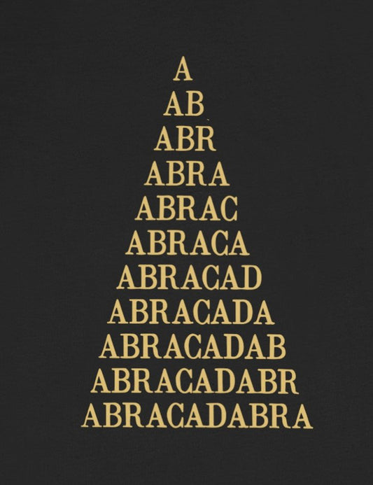 T-Shirt - Abracadabra Magic Shirt: Soft Cotton T-shirt - Occult Wicca Tee from Crypto Zoo Tees