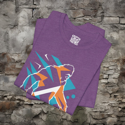 T-Shirt - Abstract Bigfoot Sasquatch Geometrical Tee | Bella + Canvas T-shirt from Crypto Zoo Tees