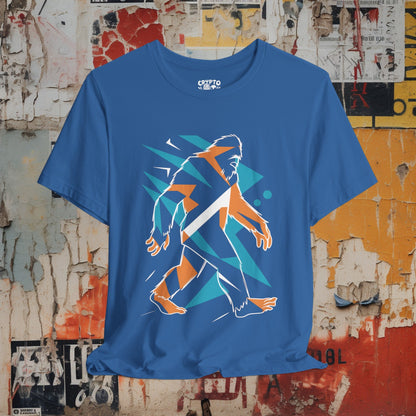 T-Shirt - Abstract Bigfoot Sasquatch Geometrical Tee | Bella + Canvas T-shirt from Crypto Zoo Tees