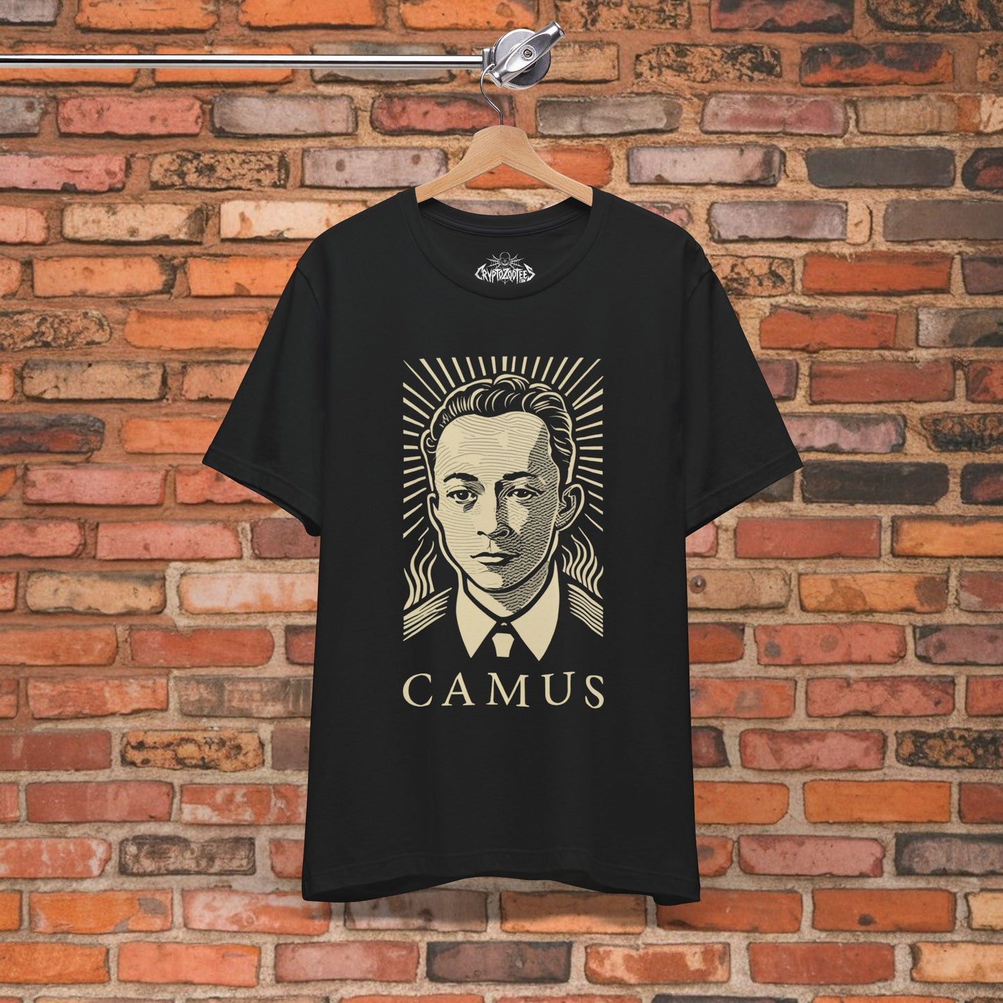 T-Shirt - Albert Camus T-Shirt | Unisex T-shirt | Books, Thinkers | Punk from Crypto Zoo Tees