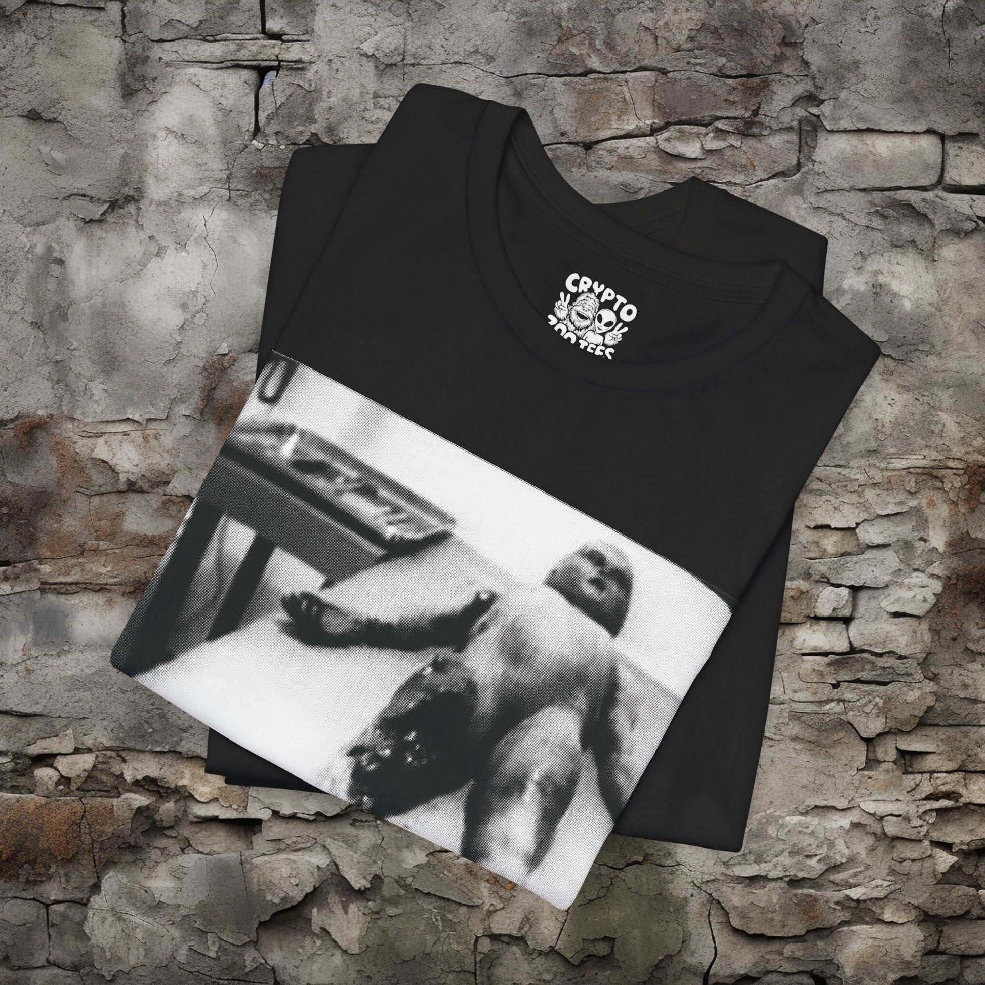 T-Shirt - Alien Autopsy Photo | Bella + Canvas Unisex T-shirt from Crypto Zoo Tees