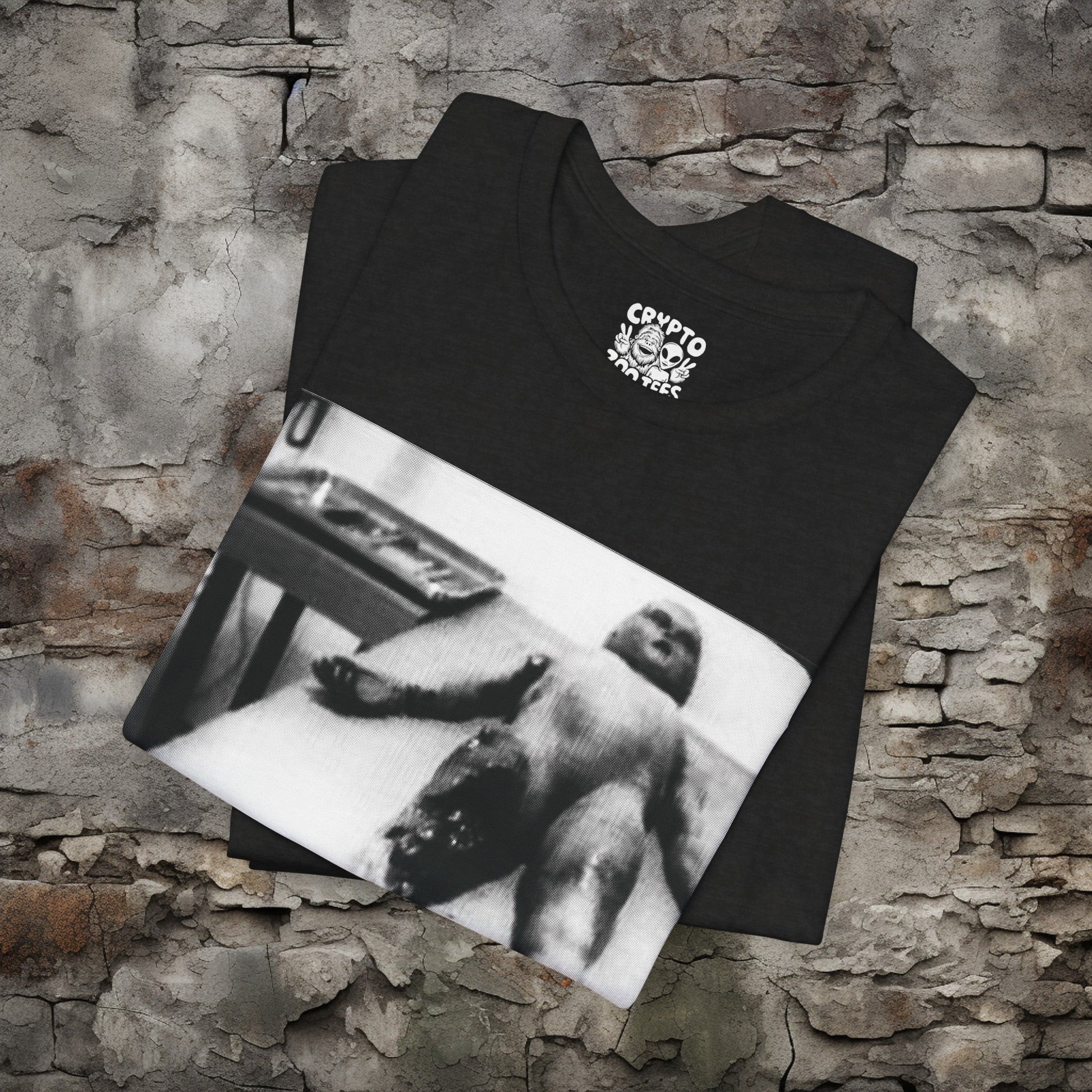 T-Shirt - Alien Autopsy Photo | Bella + Canvas Unisex T-shirt from Crypto Zoo Tees