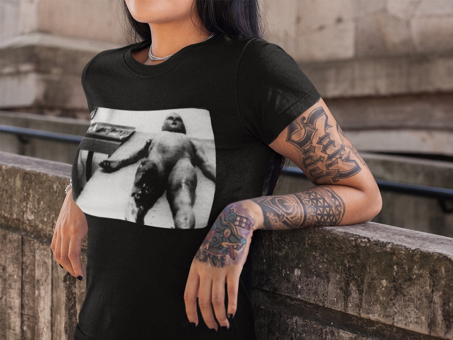 T-Shirt - Alien Autopsy Photo | Women's T-Shirt | Cotton Tee from Crypto Zoo Tees