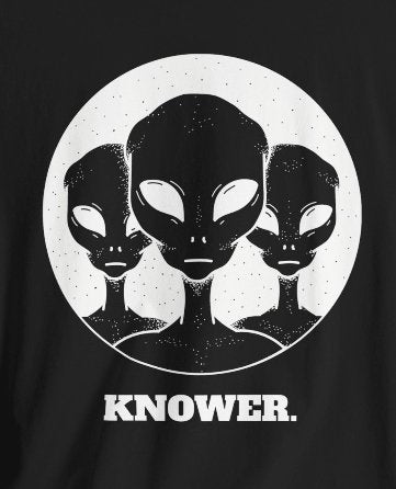 T-Shirt - Alien Knower T-shirt | Bella + Canvas Unisex T-shirt from Crypto Zoo Tees