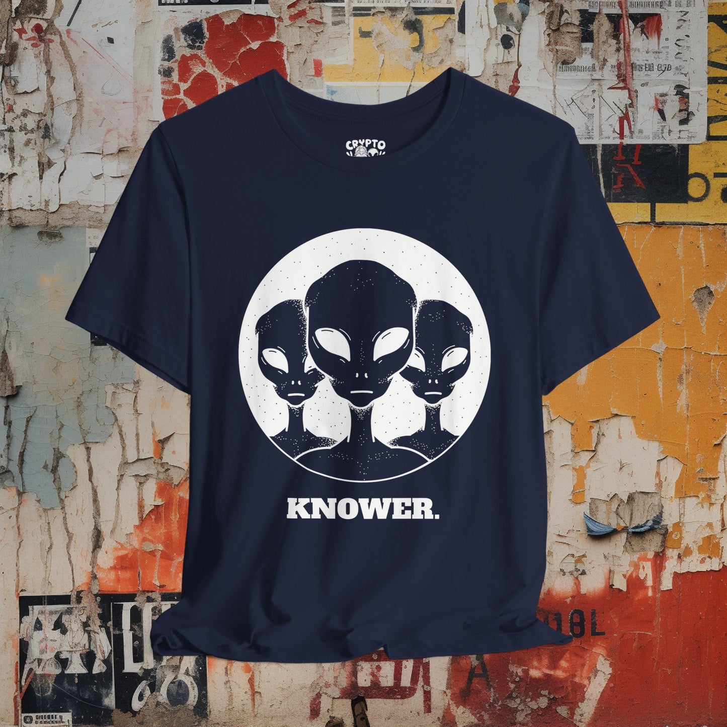 T-Shirt - Alien Knower T-shirt | Bella + Canvas Unisex T-shirt from Crypto Zoo Tees