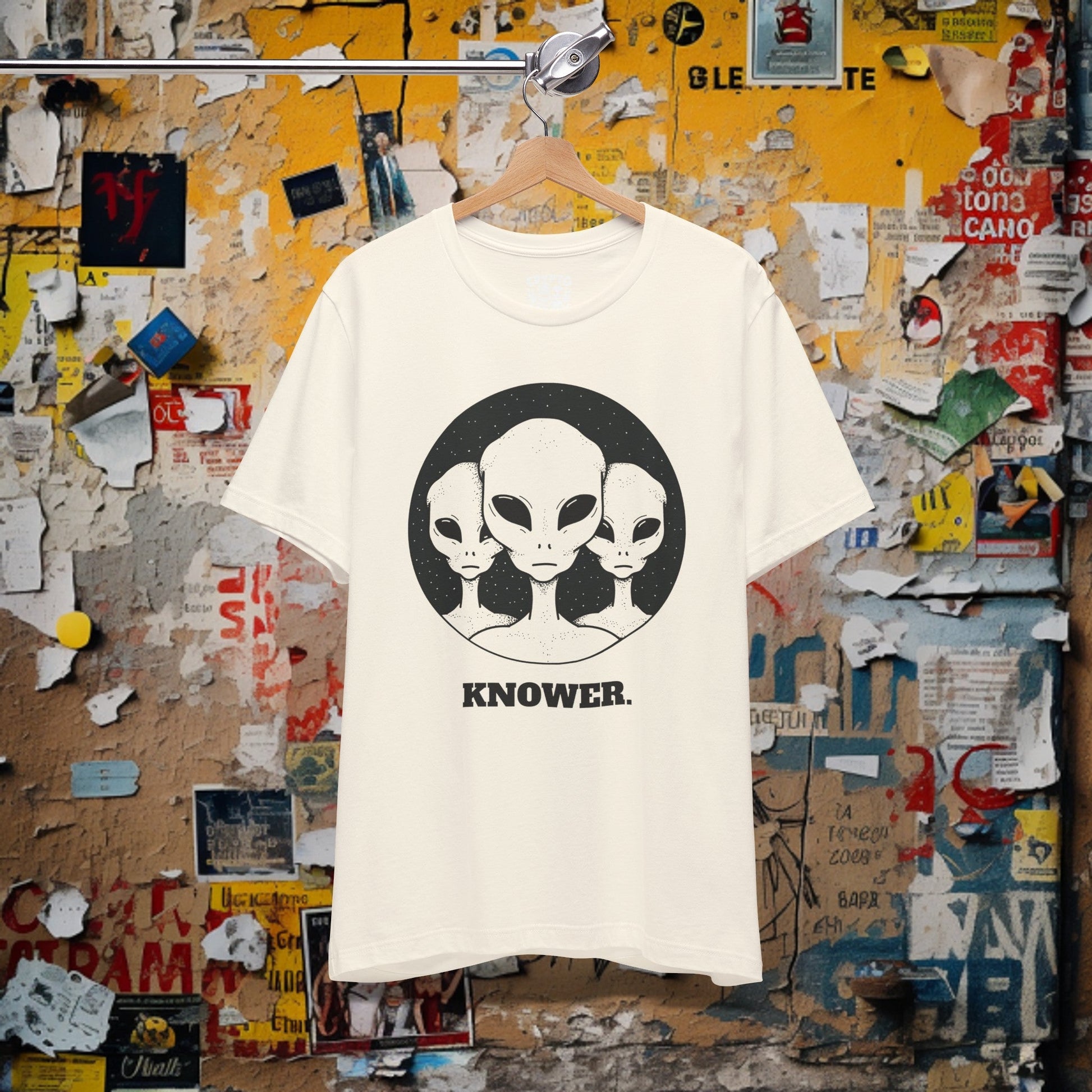 T-Shirt - Alien Knower T-shirt | Bella + Canvas Unisex T-shirt from Crypto Zoo Tees