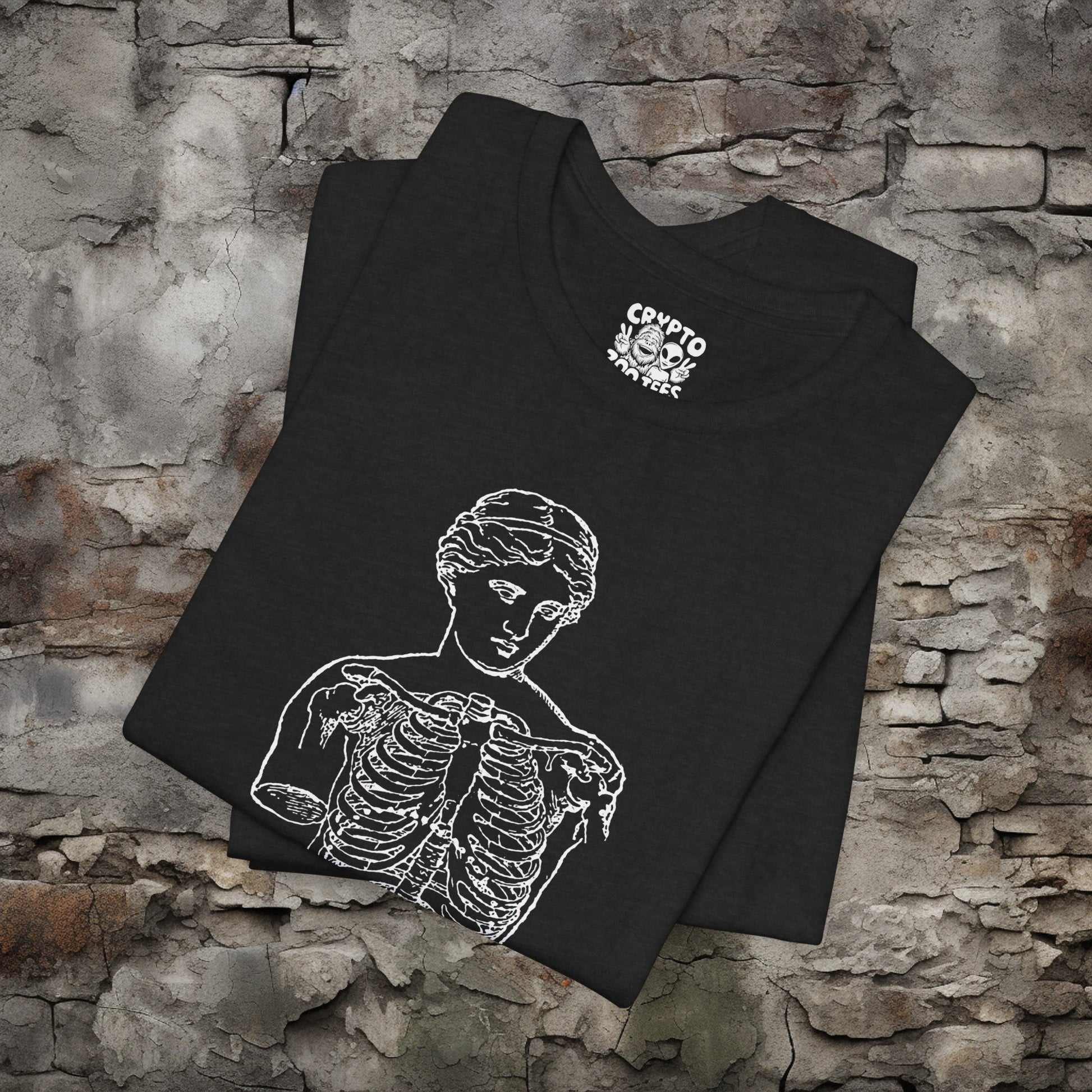 T-Shirt - Anatomical Venus Goth Tee | Bella + Canvas Unisex T-shirt from Crypto Zoo Tees