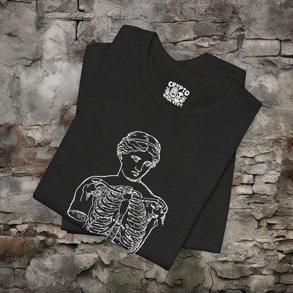 T-Shirt - Anatomical Venus Goth Tee | Bella + Canvas Unisex T-shirt from Crypto Zoo Tees