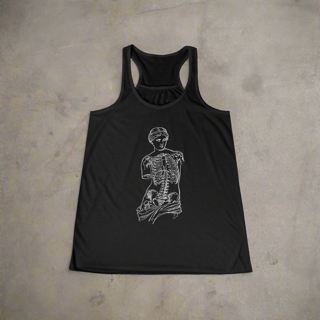 Tank Top - Anatomical Venus | Ladies Racerback Tank Top from Crypto Zoo Tees