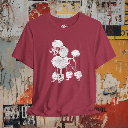 T-Shirt - Angry Poodle Tee Dog Shirt | Bella + Canvas Unisex T-shirt from Crypto Zoo Tees