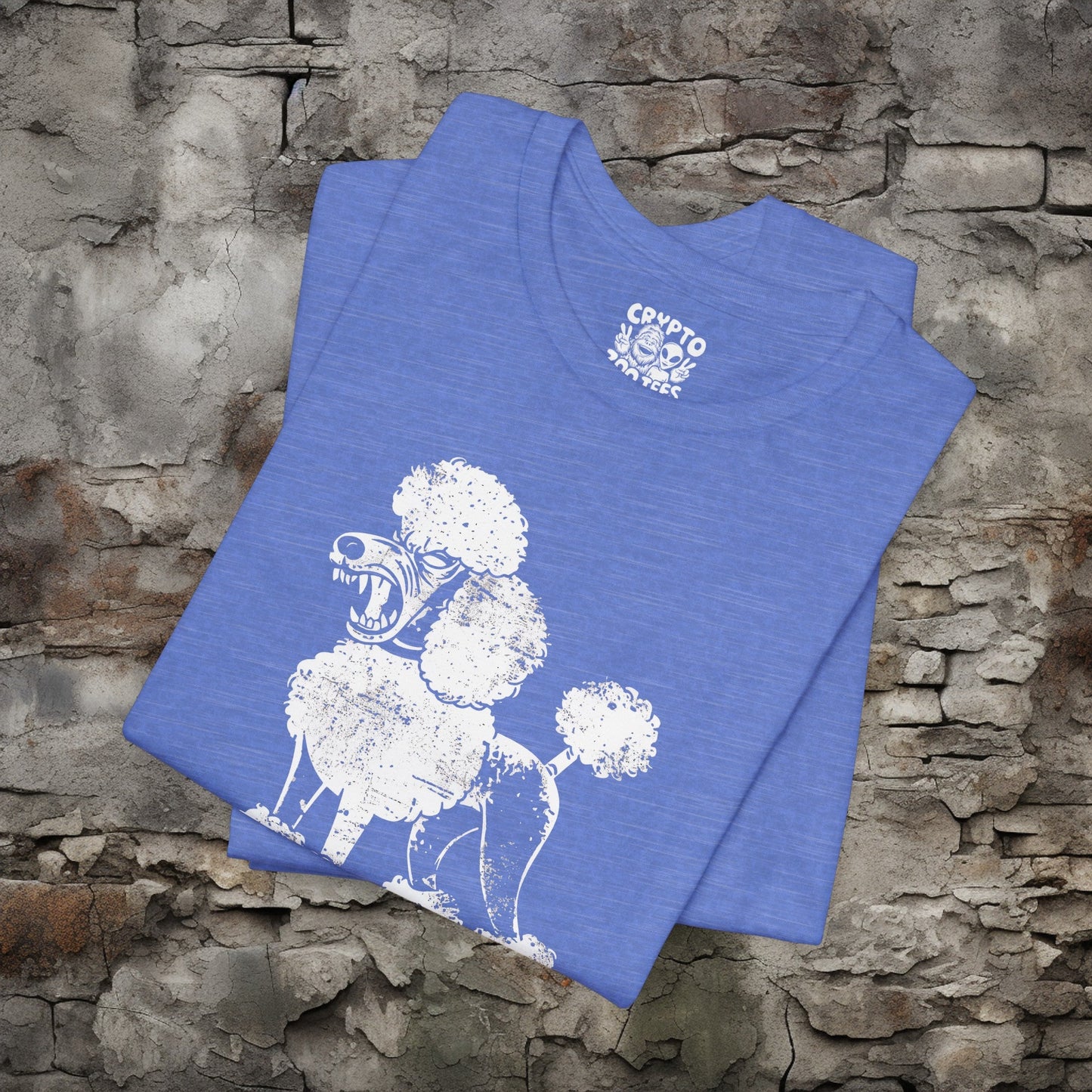 T-Shirt - Angry Poodle Tee Dog Shirt | Bella + Canvas Unisex T-shirt from Crypto Zoo Tees