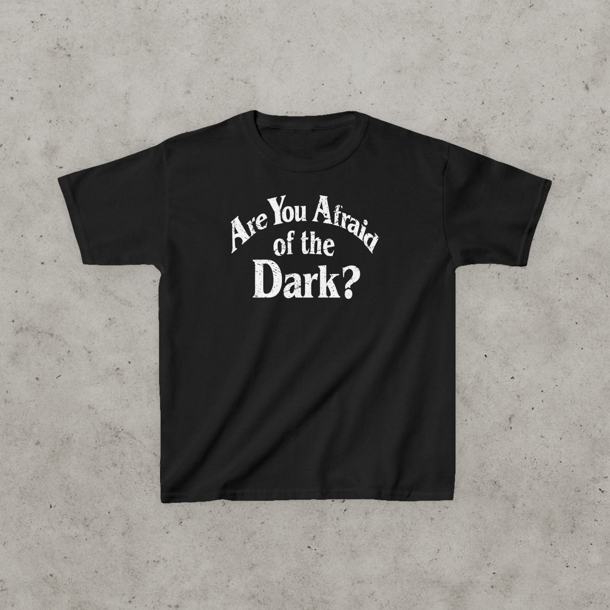 T-Shirt - Are You Afraid of the Dark? | Horror, Retro & Vintage | Unisex Shirt, Ladies Tee, Tank Top, Long Sleeve, Sweatshirt, Hoodie from Crypto Zoo Tees
