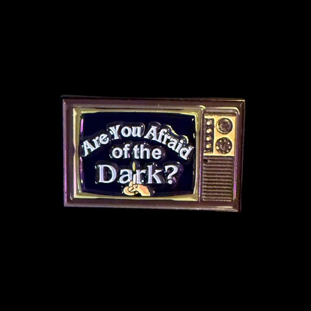  - Are You Afraid of the Dark? Pinback Button | Pinback Button | Horror | Retro & Vintage from Crypto Zoo Tees