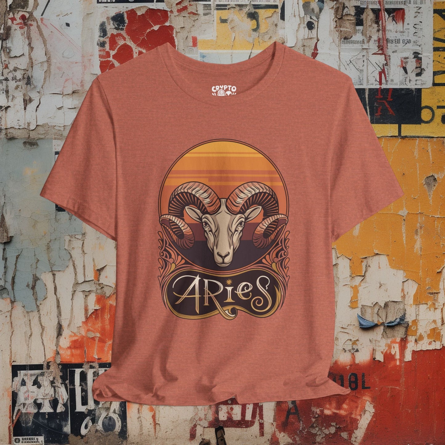 T-Shirt - Aries Bella+Canvas Unisex Tee from Crypto Zoo Tees