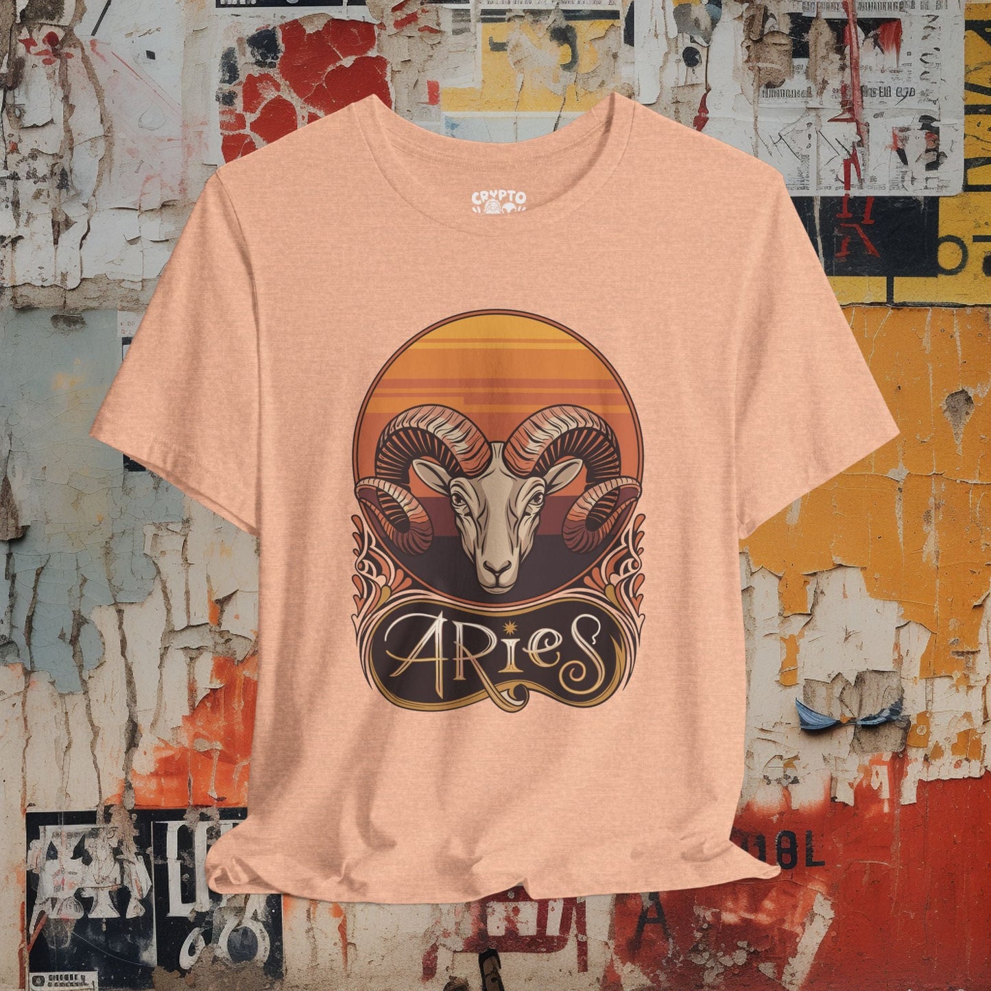 T-Shirt - Aries Bella+Canvas Unisex Tee from Crypto Zoo Tees