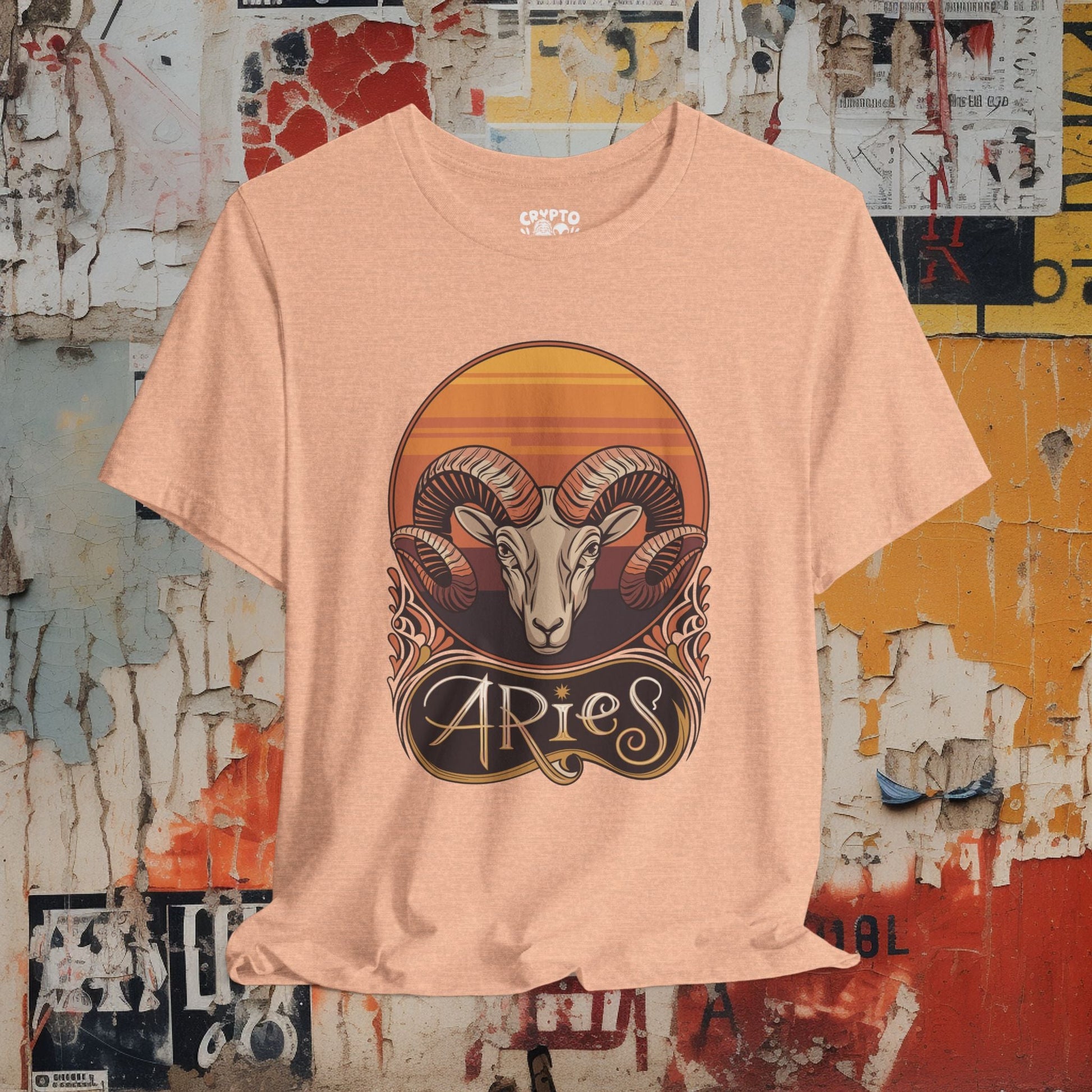 T-Shirt - Aries Bella+Canvas Unisex Tee from Crypto Zoo Tees