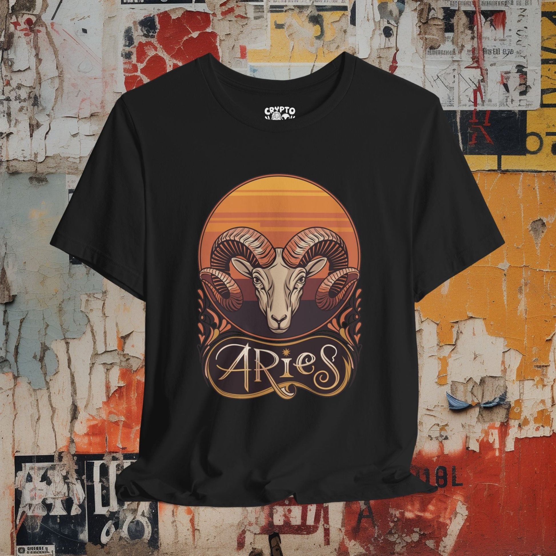 T-Shirt - Aries Bella+Canvas Unisex Tee from Crypto Zoo Tees
