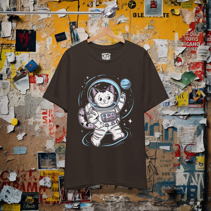 T-Shirt - Astronaut Cat in Space | Bella + Canvas Unisex T-shirt from Crypto Zoo Tees