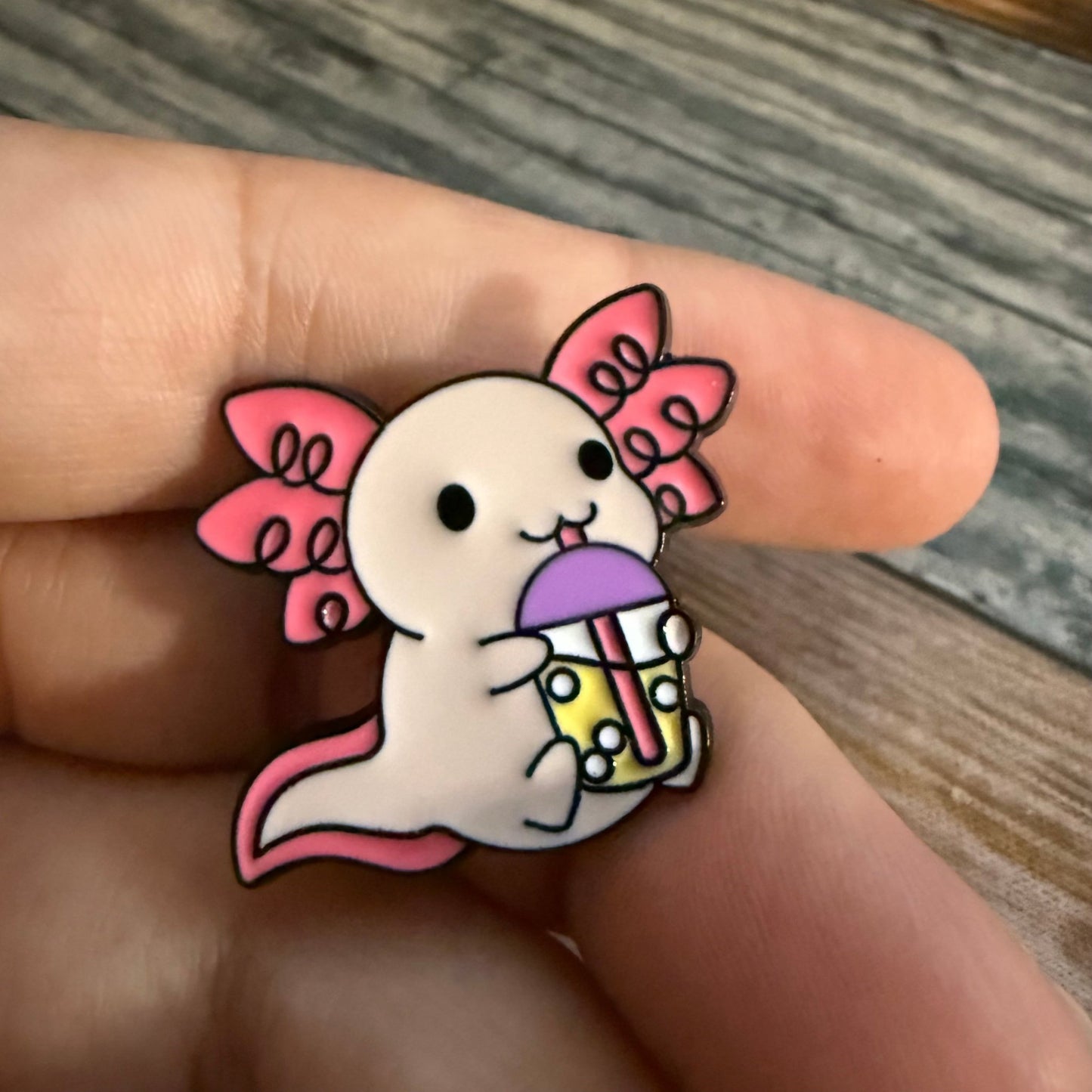  - Axolotl Enamel Pin Set | Pinback Button | Animals from Crypto Zoo Tees