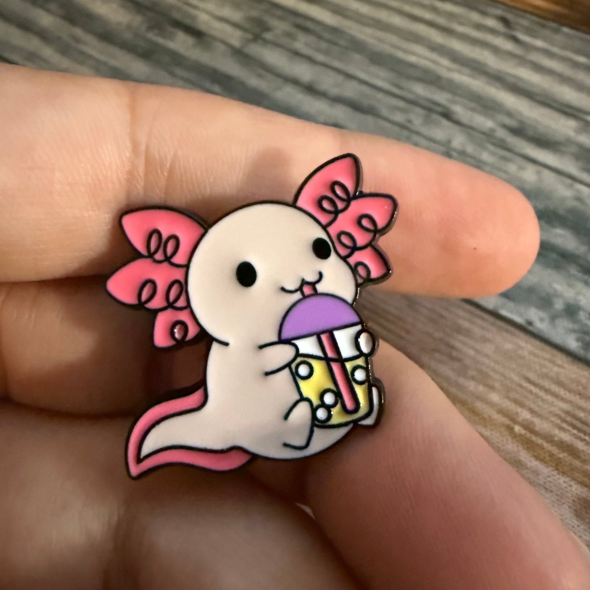  - Axolotl Enamel Pin Set | Pinback Button | Animals from Crypto Zoo Tees
