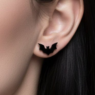  - Bat Stud Earrings | Bats, Halloween | Goth/Gothic | Jewelry from Crypto Zoo Tees