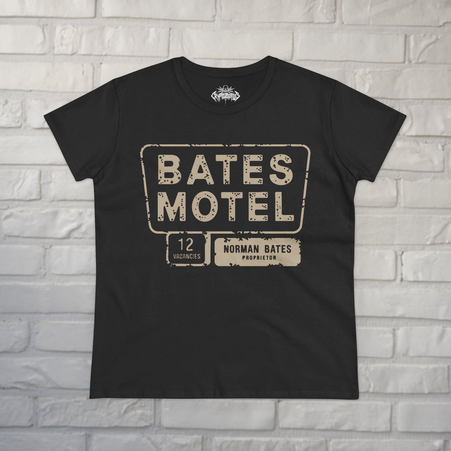 T-Shirt - Bates Motel Shirt | Horror, Retro & Vintage | Pullover Hoodie from Crypto Zoo Tees