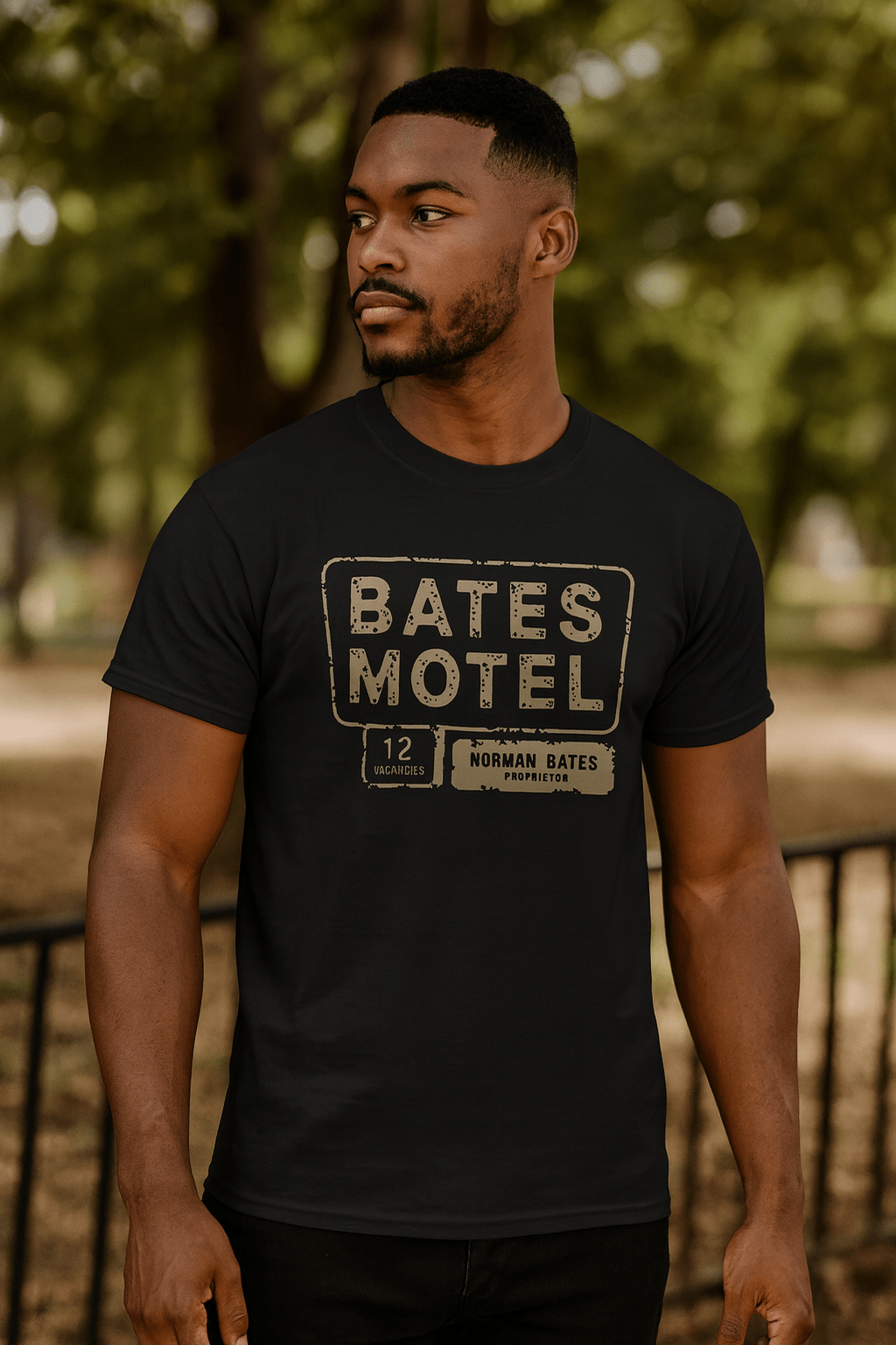 T-Shirt - Bates Motel Shirt | Horror, Retro & Vintage | Pullover Hoodie from Crypto Zoo Tees