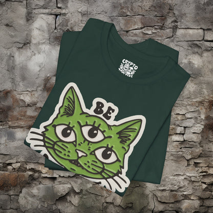 T - Shirt - Be Different Three Eyed Cat | Bella + Canvas Unisex T - shirt from Crypto Zoo Tees