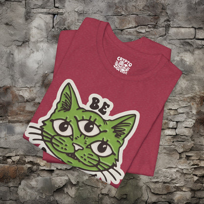 T - Shirt - Be Different Three Eyed Cat | Bella + Canvas Unisex T - shirt from Crypto Zoo Tees